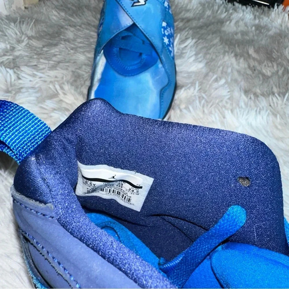 AIR JORDAN 8 Retro Snow Snowflake Blizzard size 6.5Y 8.0 Women 305368-400 - Picture 8 of 9
